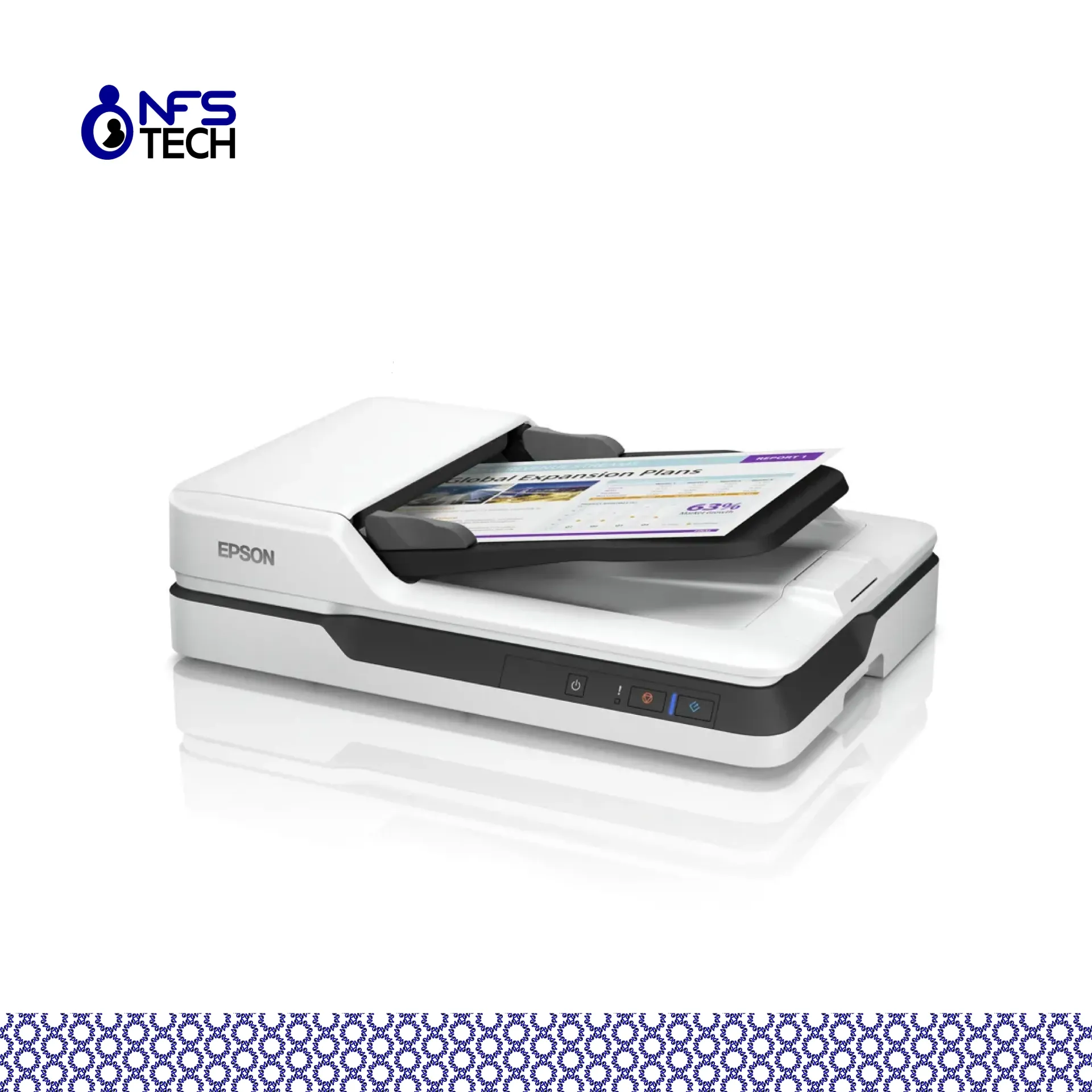 [SCAN-EP-DS-1630] Scanner Epson WorkForce DS-1630 Scanner A4 à plat Professionnel(avec chargeur automatique de documents permettant de numériser des documents papier, des livres et ..)