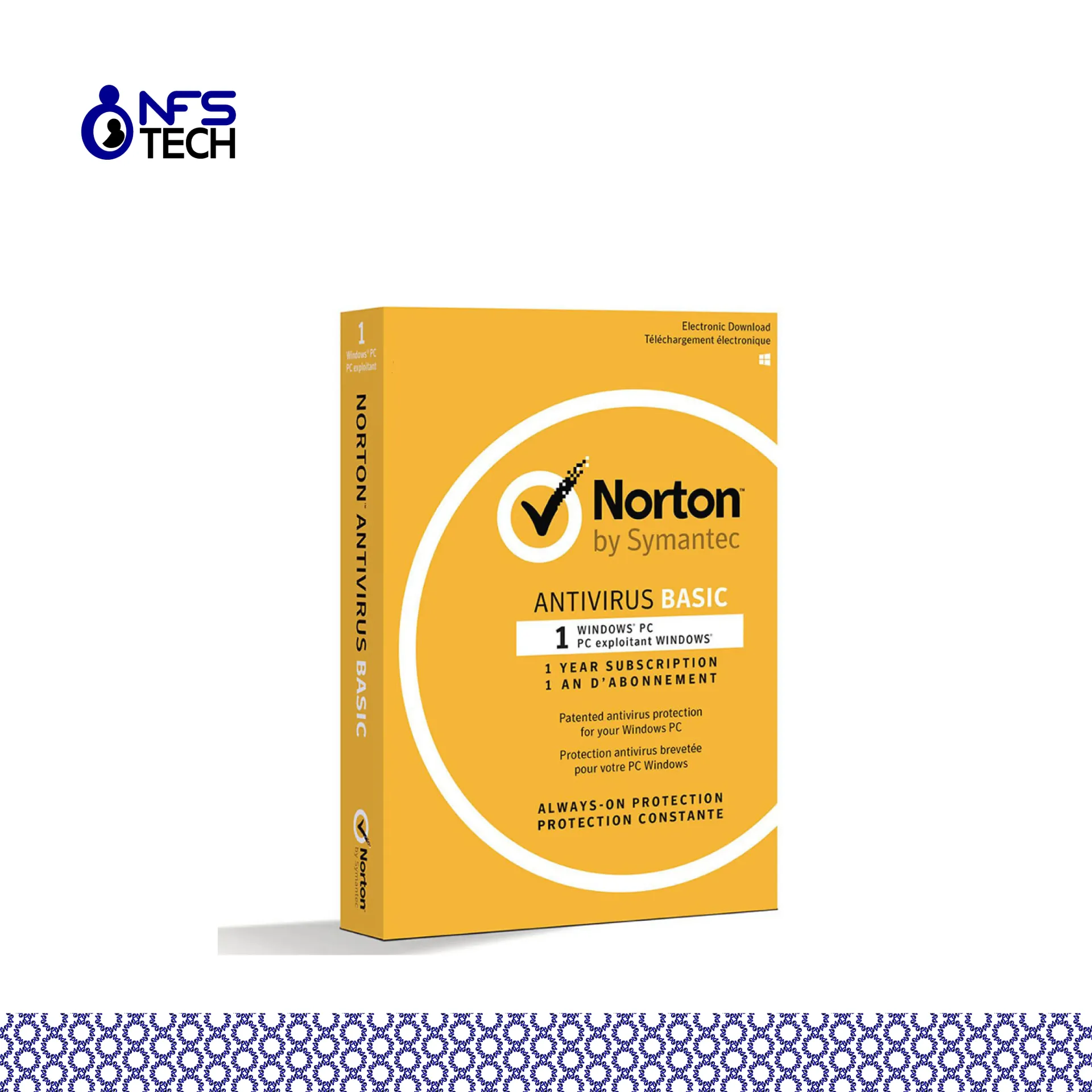[LOG-NORTO-21371219] NORTON Antivirus Basic 1.0/1User/1Dev/1an (1 Poste) 2023