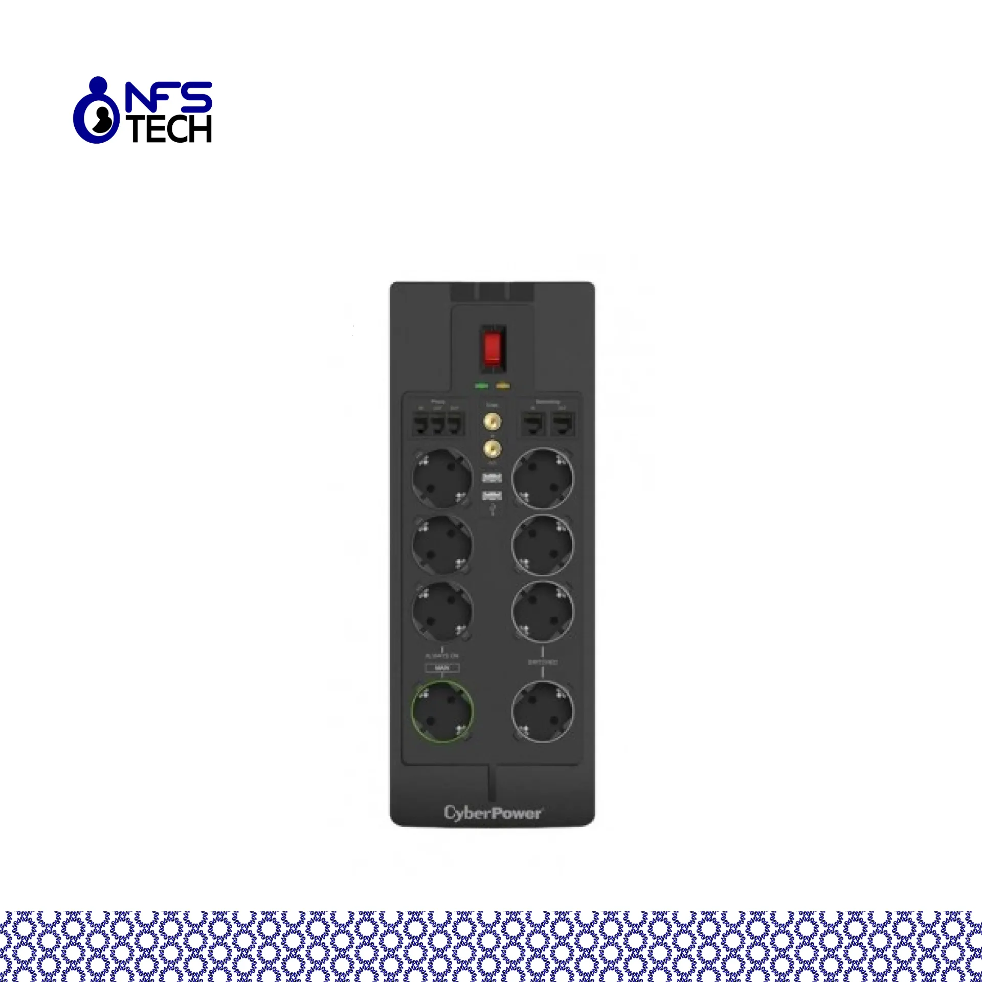 [NIT-MULT-P0820-FR] Multiprises NITRAM -P0820SUF-FR 8 Prises Francaise + 2 Ports UBS