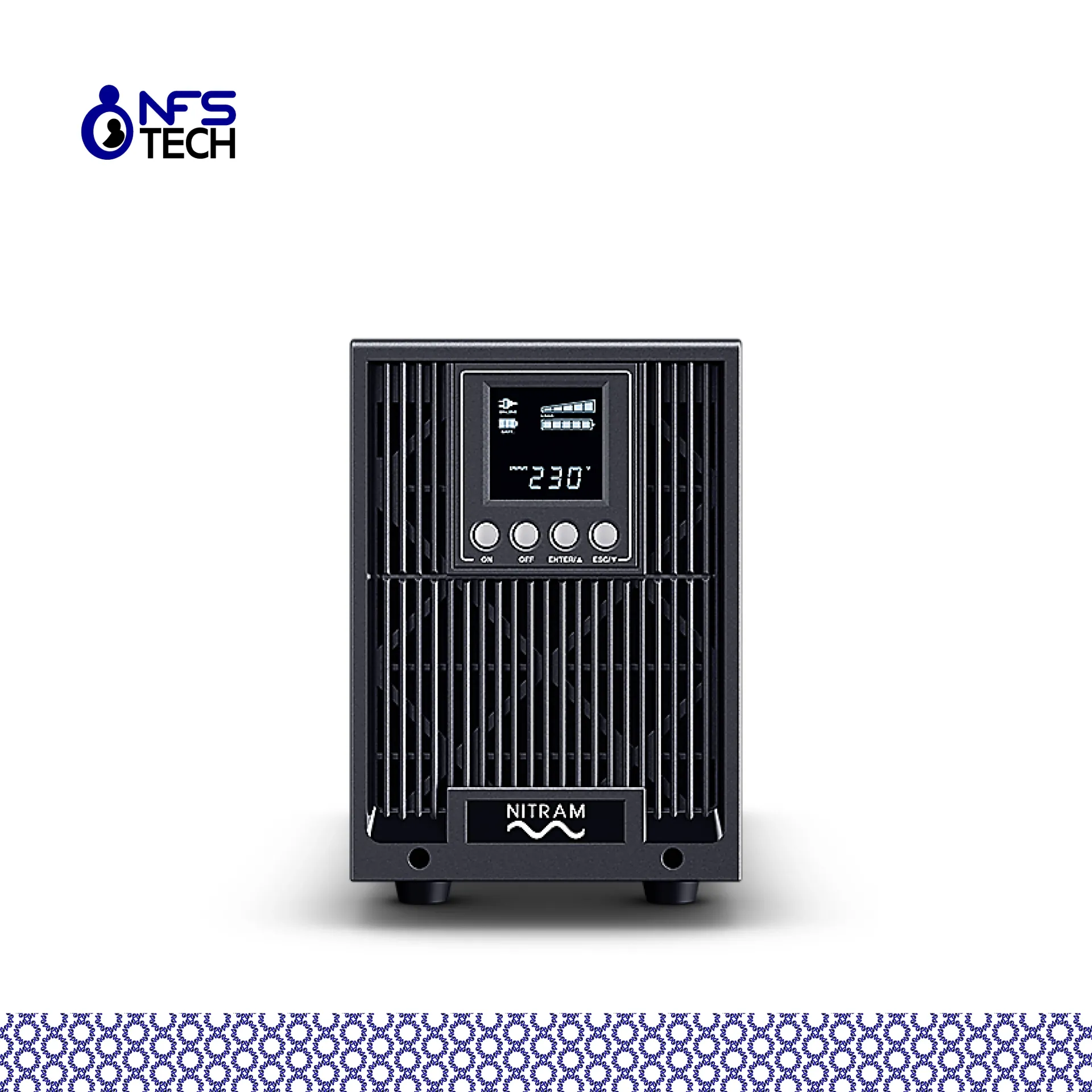 [OND-NIT-US 10003T] Onduleur NITRAM US 10003T Online Double Conversion 3 KVA