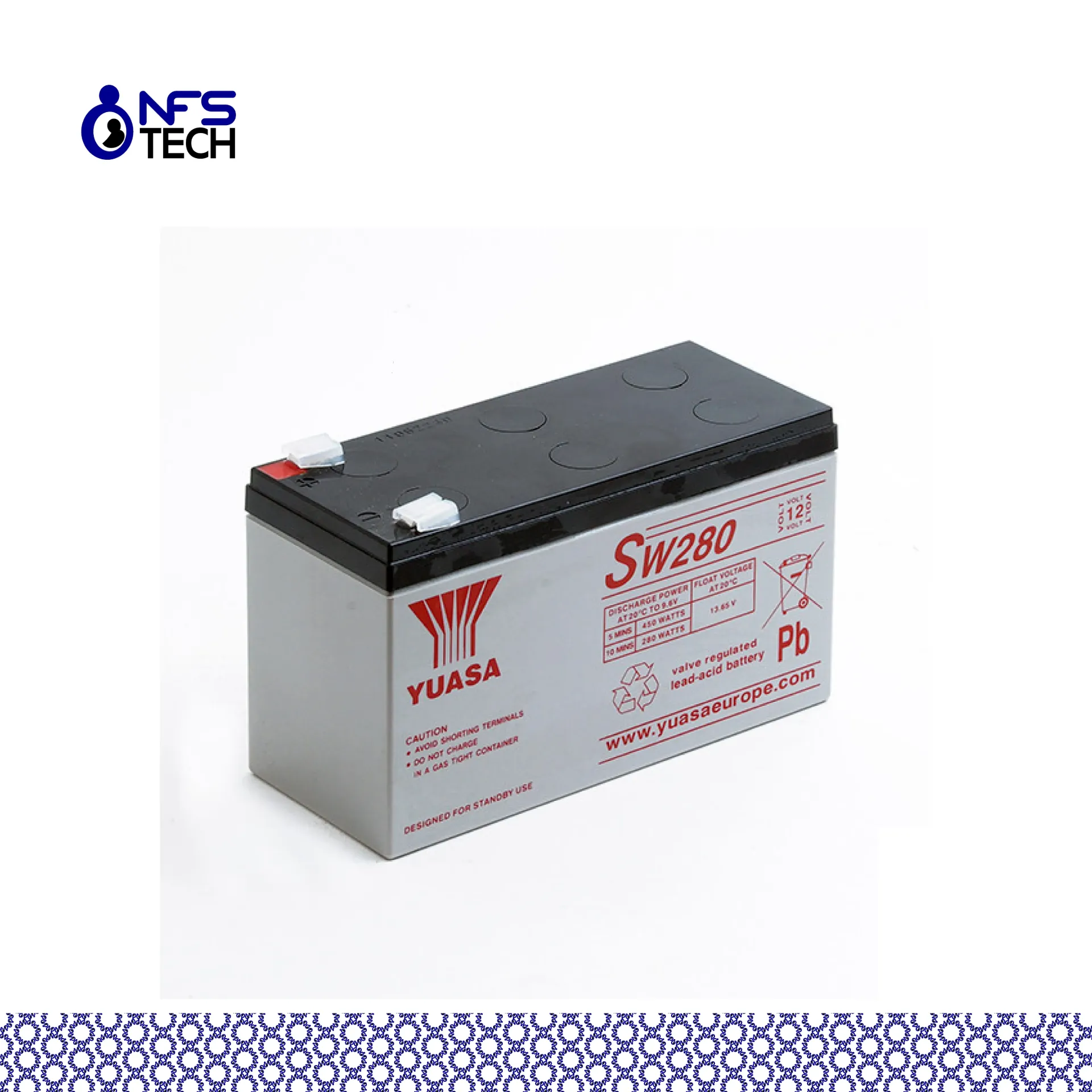 [BAT-NIT-YUASA-NP7] Batterie NITRAM YUASA NP7-12L