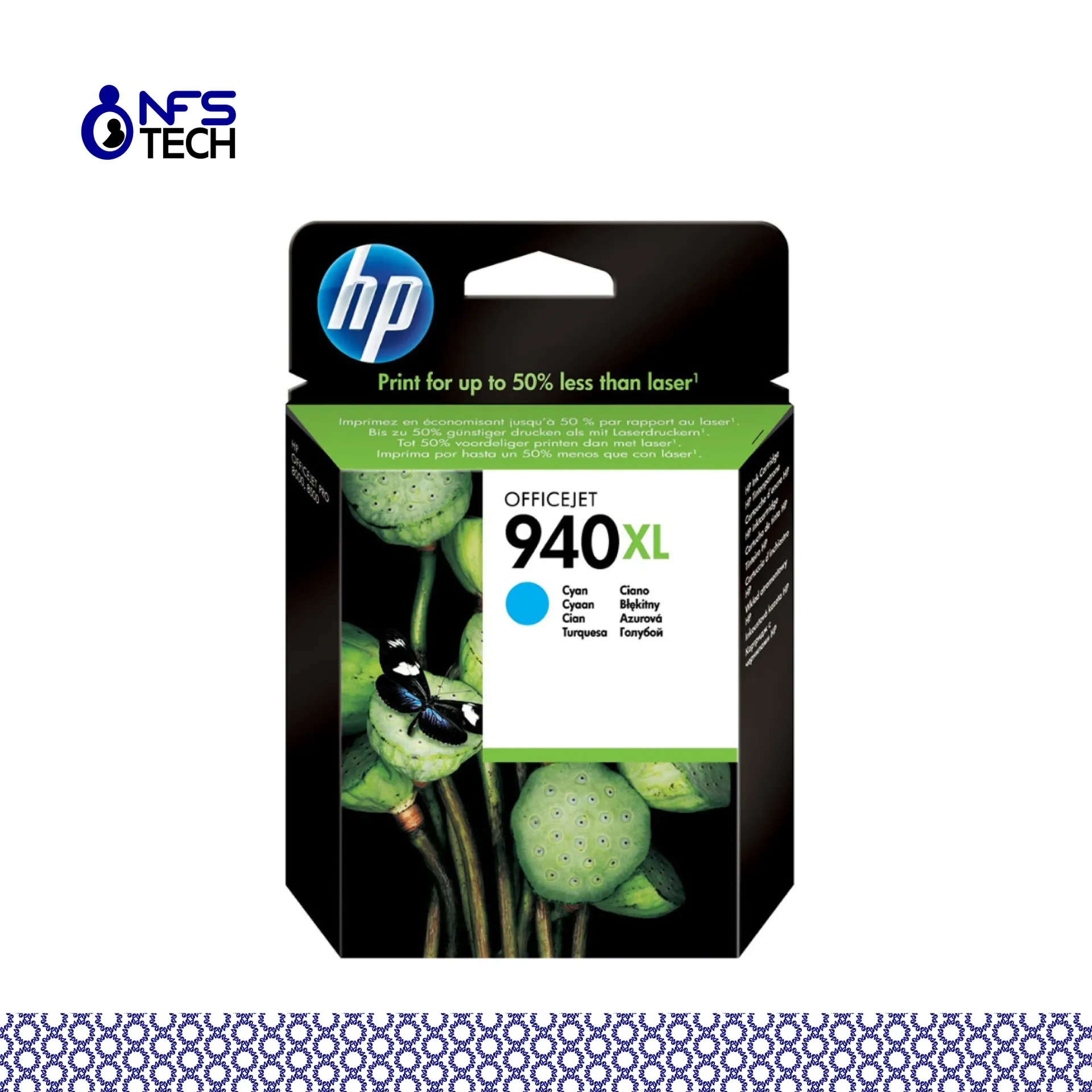 [CART-HP-C4907AE] HP 940XL Cyan Officejet Ink Cartridge