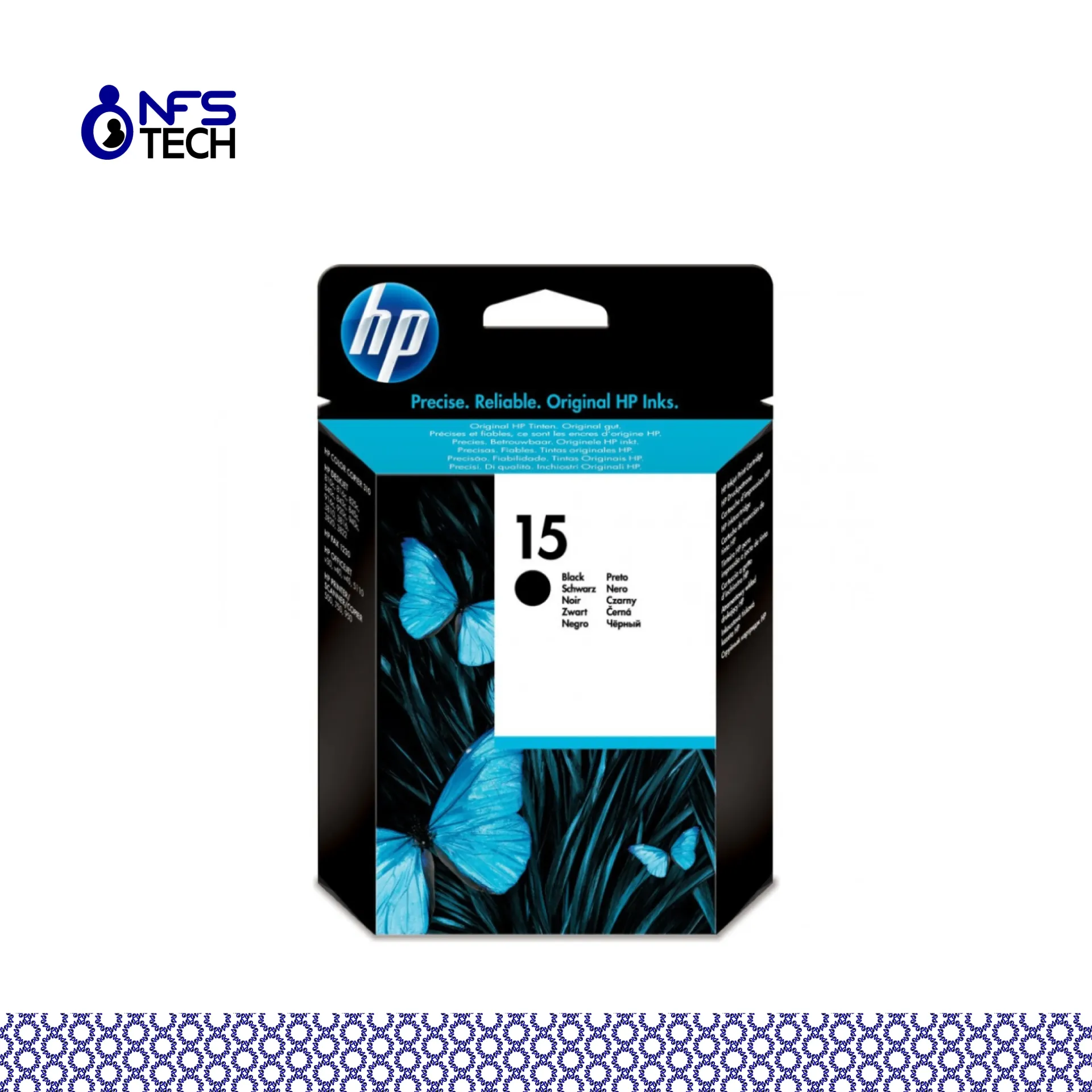 [CART-HP-C6615NE-NO] HP 15 - Cartouche noire - 14ml - C6615NE