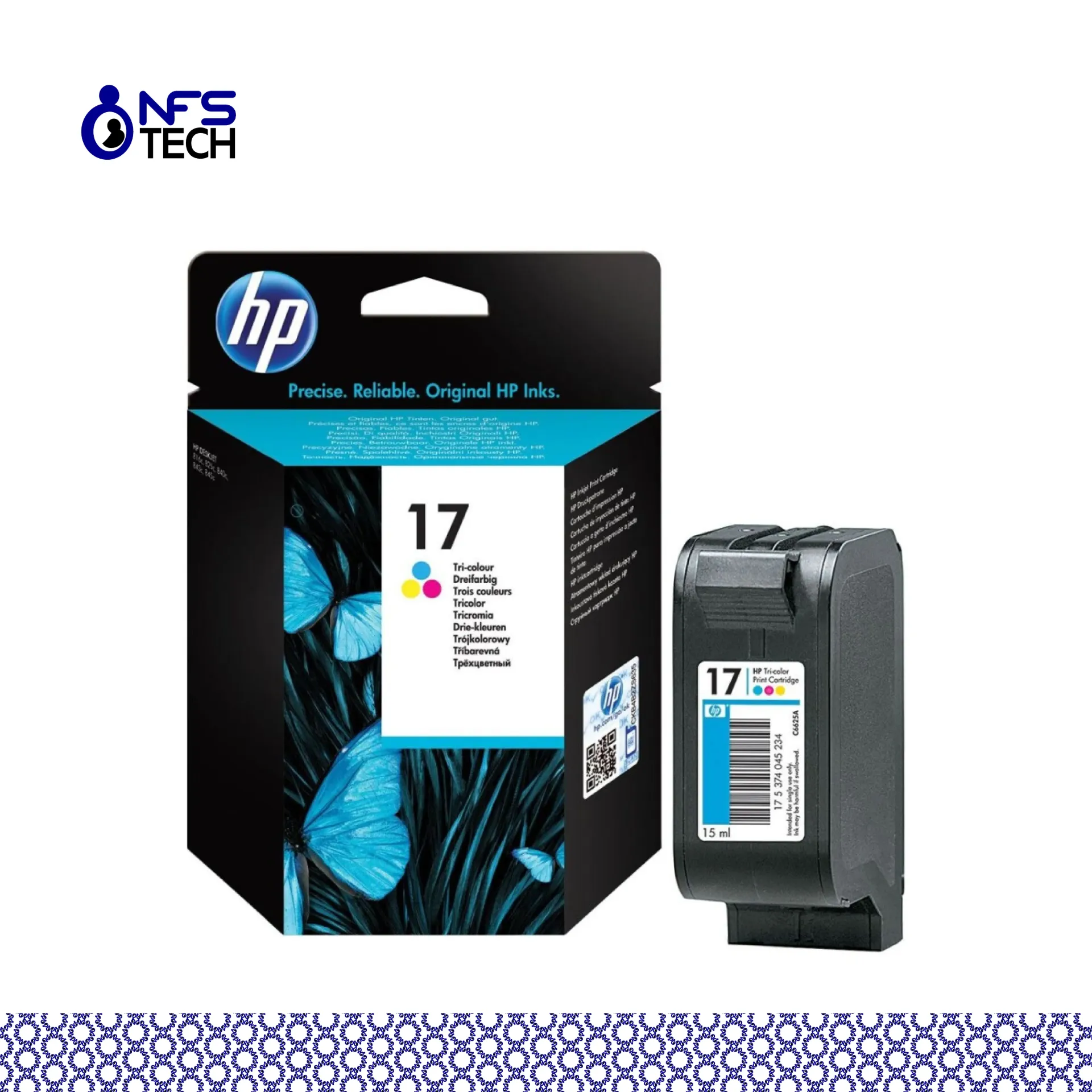 [CART-HP-C6625A-COU] HP 17 - Cartouche 3 couleurs - 15ml - C6625AE - DJ 816 825 série 840