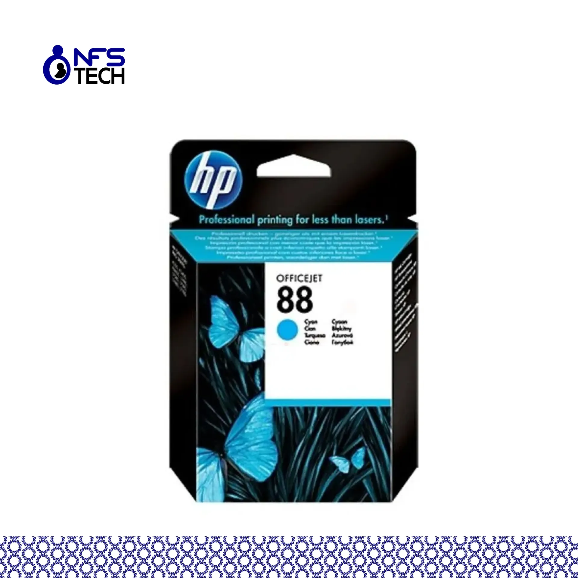 [CART-HP-C9386AE] HP 88 CYAN- Cartouche cyan- 10 ml - C9386AE