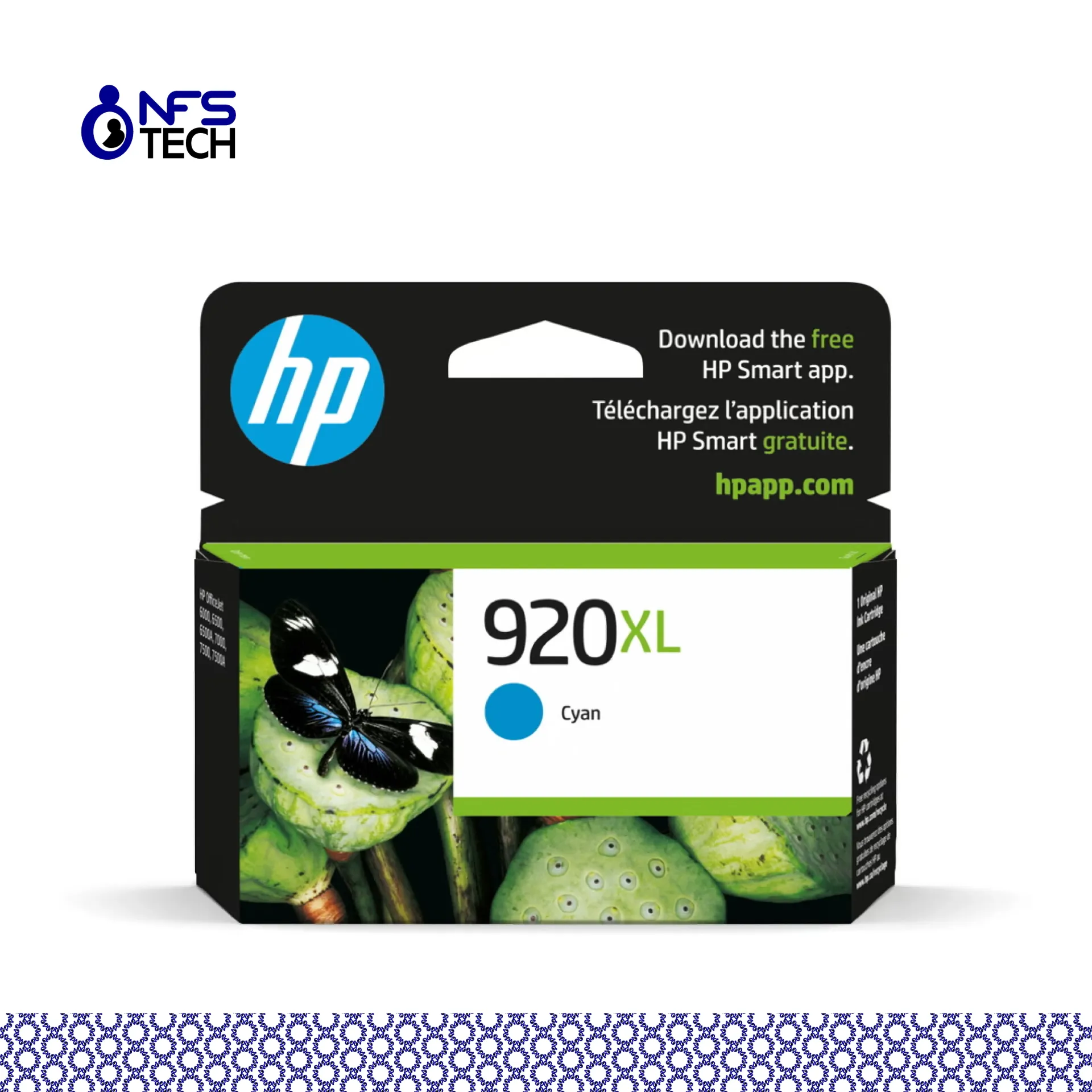 [CART-HP-CD972E] HP 920XL - Cartouche Cyan