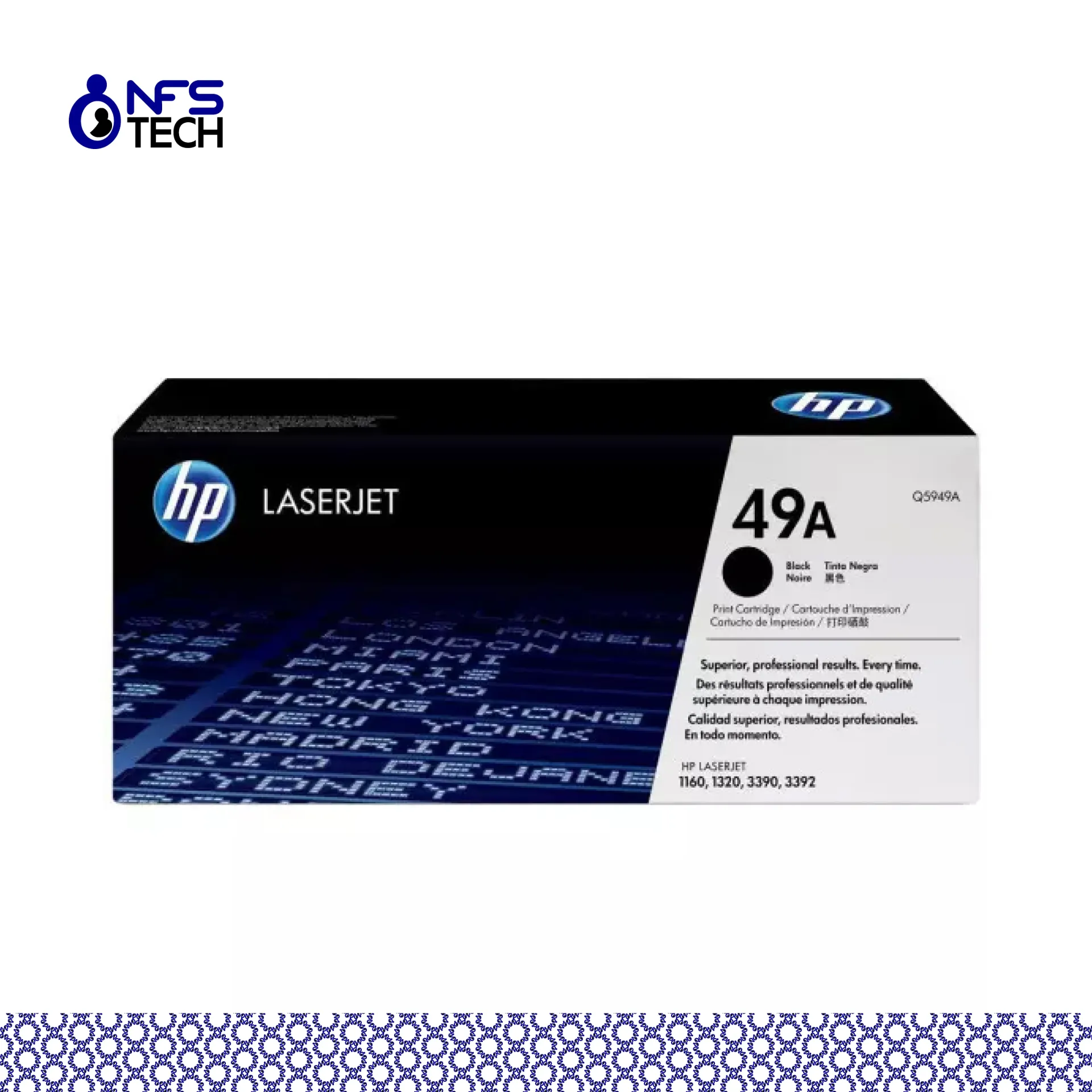 [TON-HP-Q5949A] HP 49A - Toner NOIR - Q5949A - 2500 pages - Laserjet 1160 1320