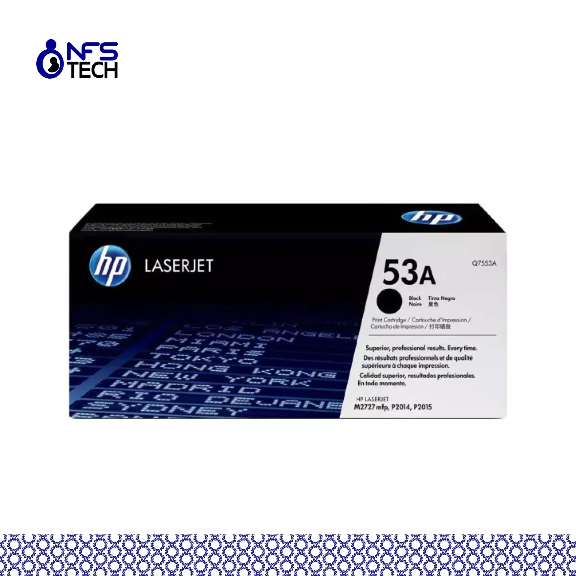 [TON-HP-Q7553A] HP Q7553A - Toner Noir - Laserjet P2015 - 3000 pages