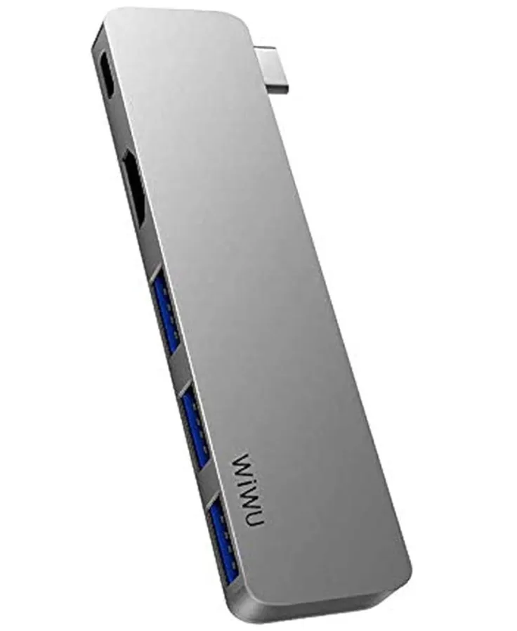 Adaptateur Wiwu Alpha T6 Pro Type-C Hub 5 en 1